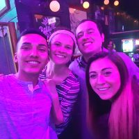 Bailando bachata-salsa toda la noche en el Mae West – Miguel Pina (EEUU)
