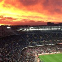 Sunset en Camp Nou
