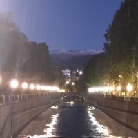 Sierra a noche