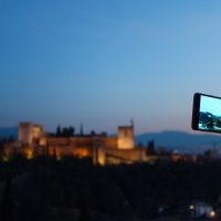 La Alhambra por la noche