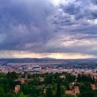 Sol nubes y Alhambra – Abdullah Aljohani (Arabia Saudi)