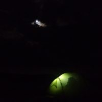 The moon and a tent – Pavlo Yarko